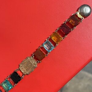 1930 ZODIAC INTAGLIO BRACELET
Incredibly rare.
Zodiacs carved in Glass Stones.